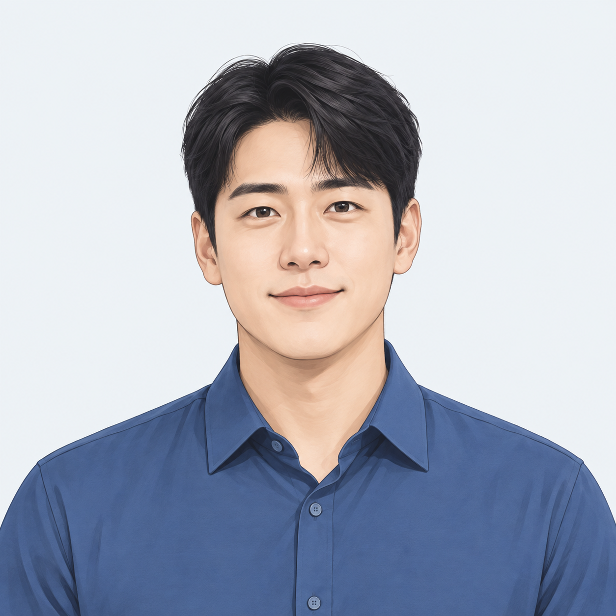 임성용 매니저 소개용 남성 캐릭터