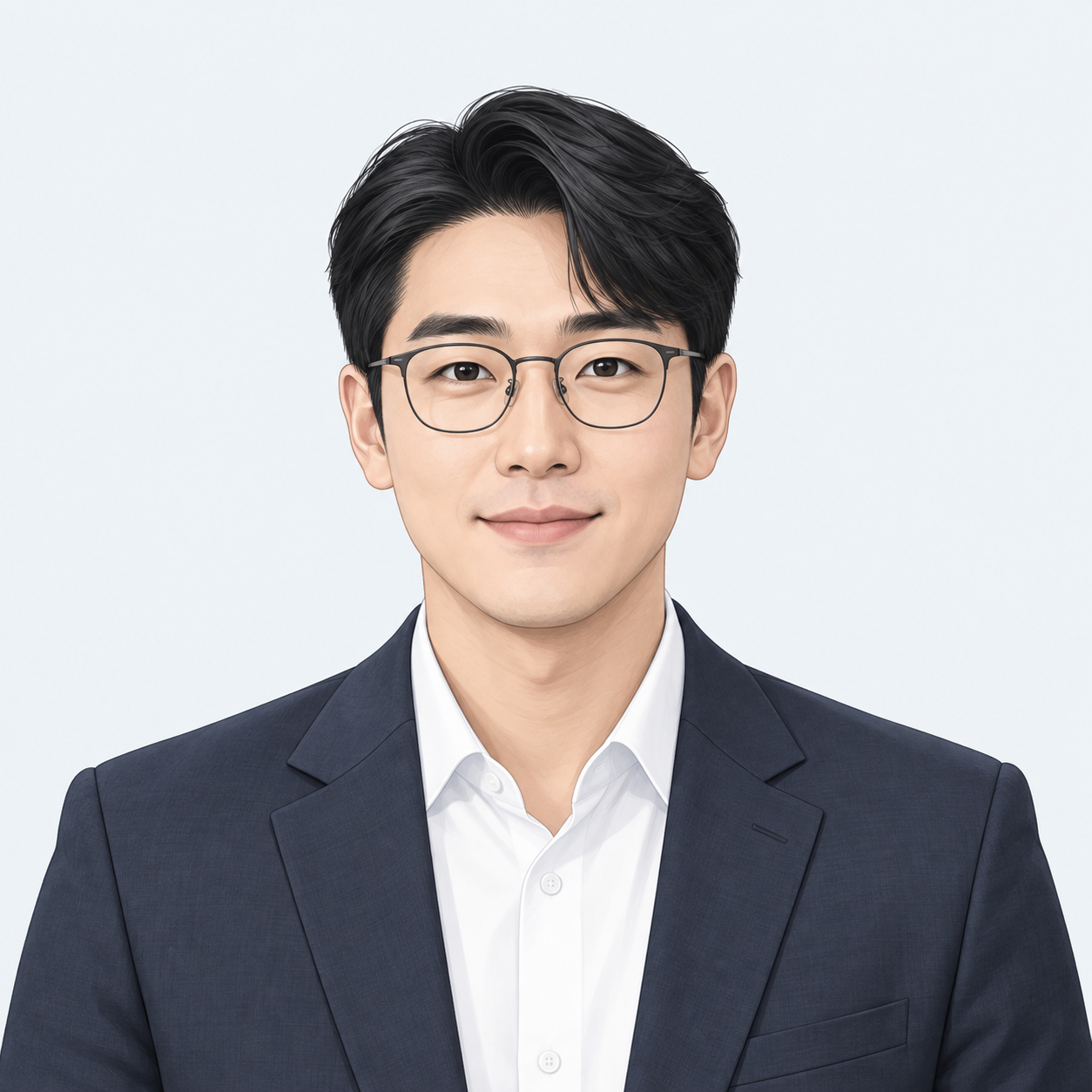 김성호 차장 소개용 남성 캐릭터