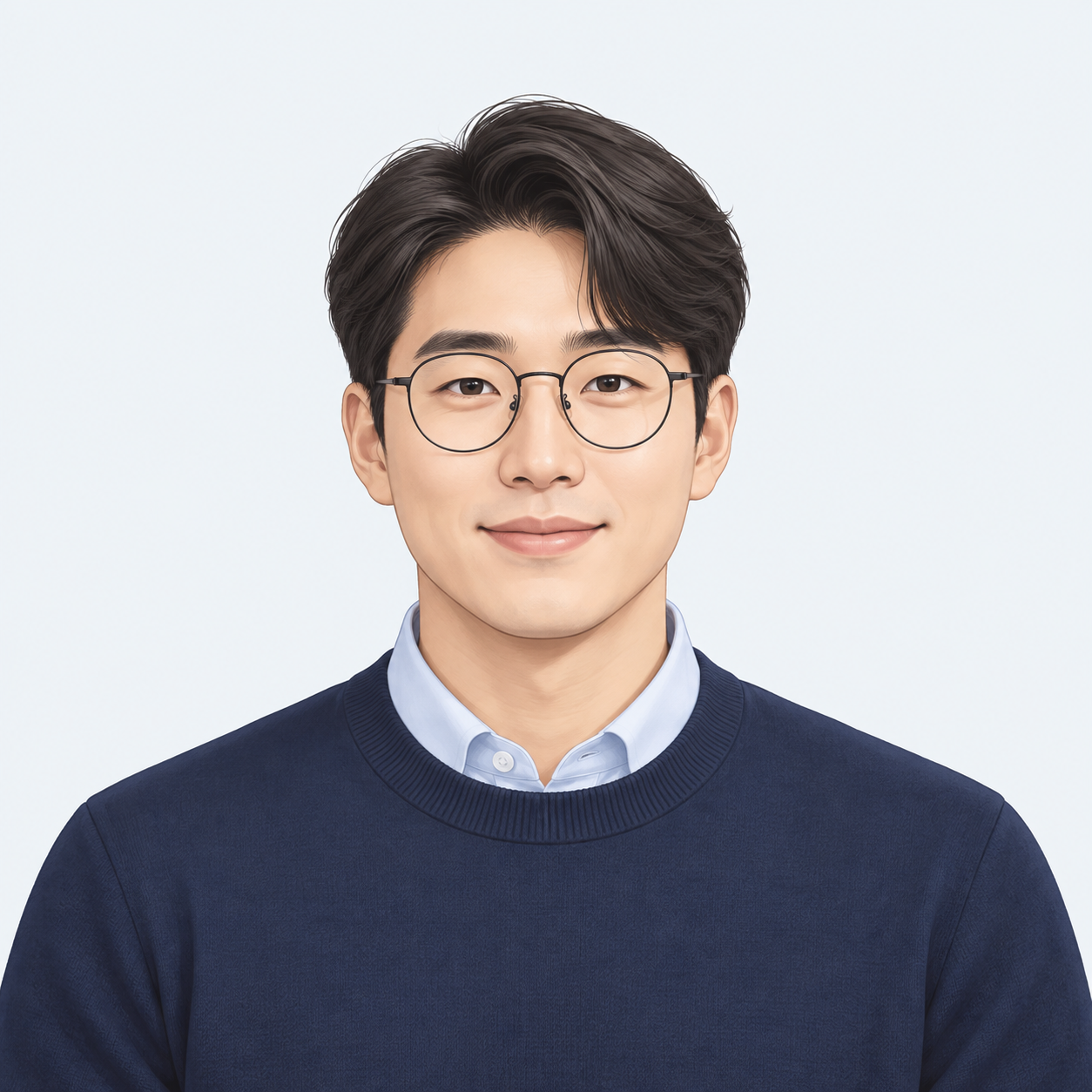 김수현 매니저 소개용 남성 캐릭터